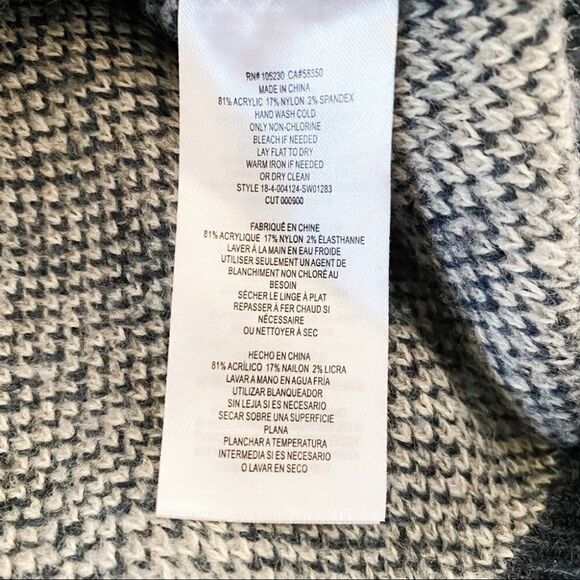 Current/Elliott The Cali Leopard Print Sweater in Blue Extra Small - Picture 6 of 9